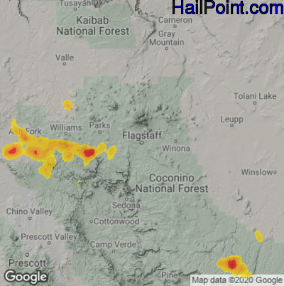 Interactive Hail Maps - Hail Map for Peoria, AZ