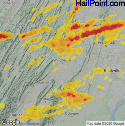 Interactive Hail Maps - Hail Map for Peoria, AZ