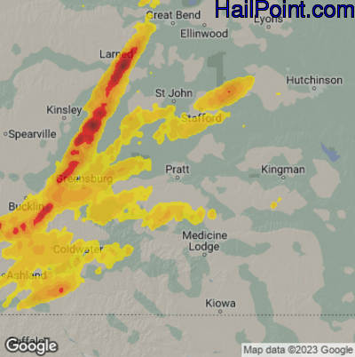 Interactive Hail Maps - Hail Map for Peoria, AZ